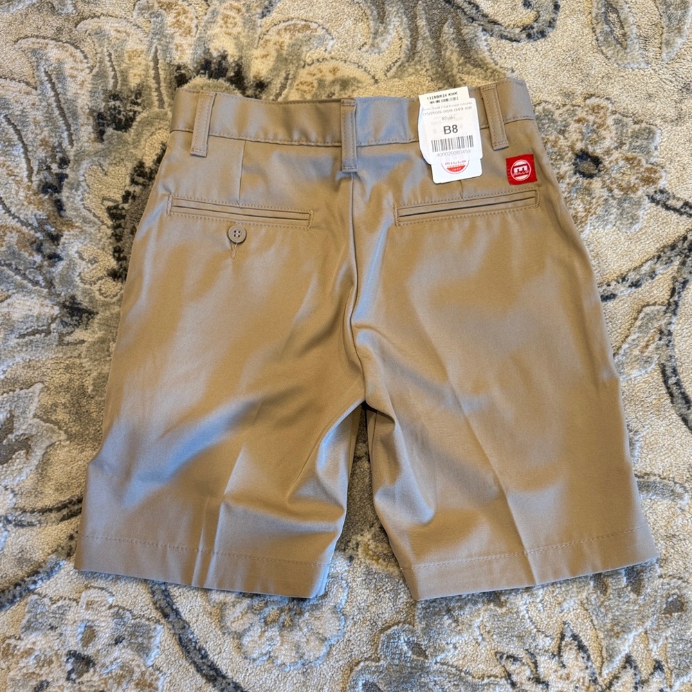 Mills khaki shorts for boys.